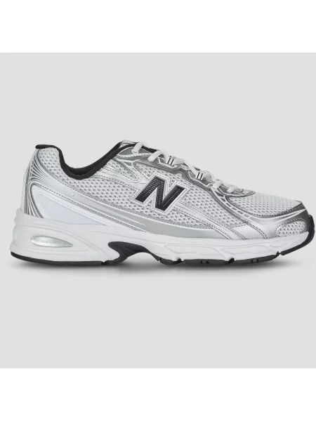 Sneakers New Balance White/ Silver Metallic/ Navy EUR biela