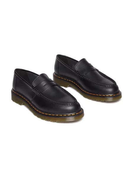 Mokasyny Dr. Martens skórzane czarne