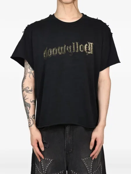 Tricou Crazy Clown L.a. zdrențuiți negru