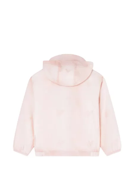 Kurtka dziecięca Emporio Armani różowa