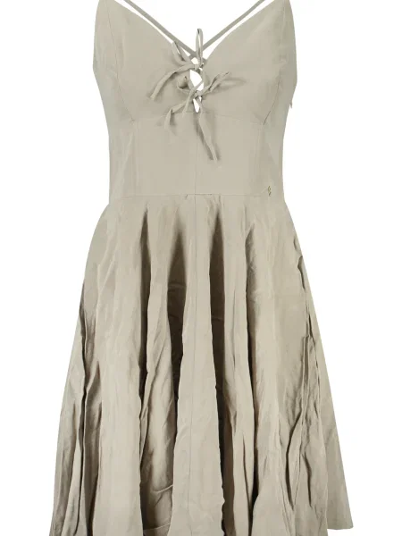 Krótka sukienka mini Guess garniturowa zielona