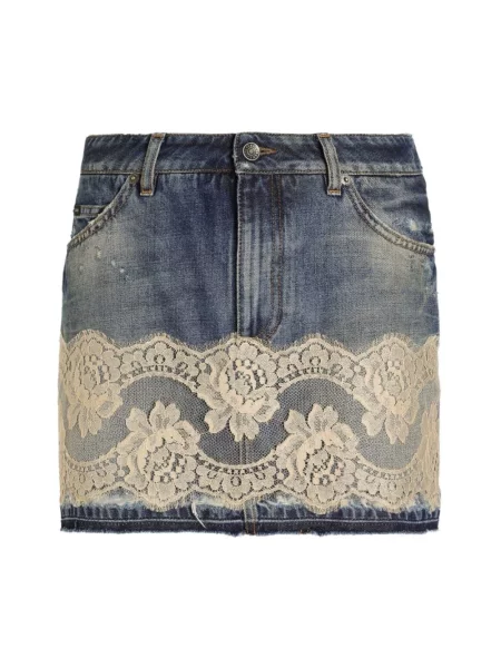 Spódnica jeansowa Dolce And Gabbana niebieska