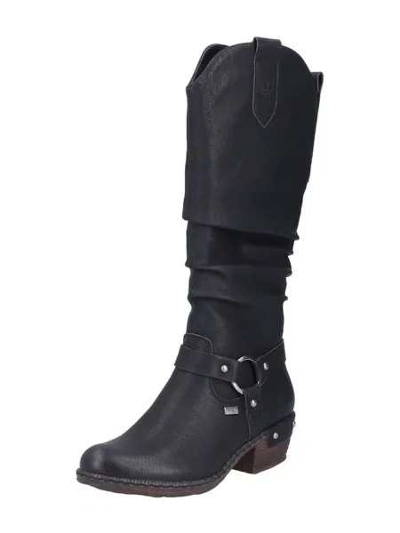 Rieker Cizme de cowboy negru