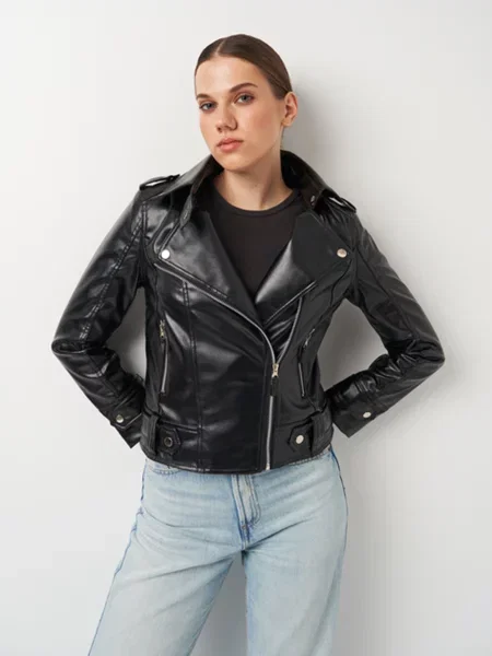 Кожаная куртка Ricco Grande черная