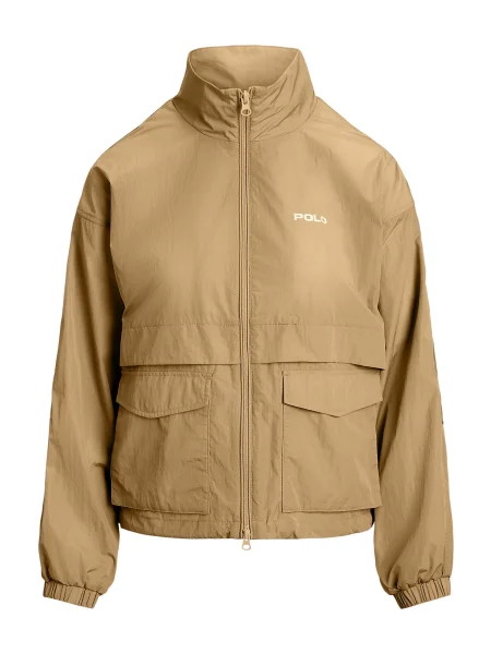 Polo Ralph Lauren Geacă de primăvară-toamnă maro deschis alb