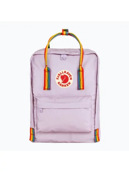 Plecak miejski Fjällräven Kanken Rainbow 16 l pastel lavender/ rainbow fioletowy