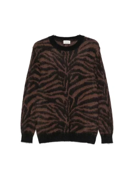 Sweter Parosh wełniany czarny