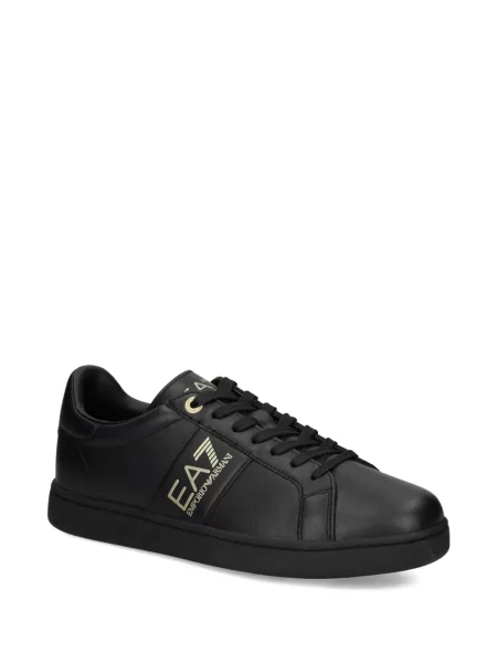 Sneakerși Ea7 Emporio Armani din piele negru