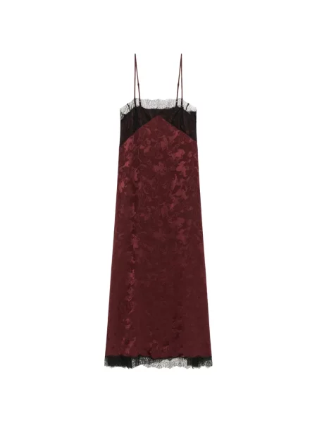 Rochie midi Zadig&voltaire de mătase roșu