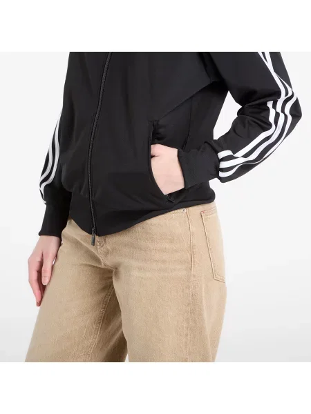 ADIDAS ORIGINALS Ζακέτα φούτερ Firebird μαύρο λευκό