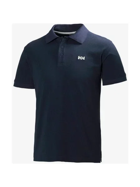 Granatowa koszulka polo z krótkim rękawem Helly Hansen Driftline S niebieska