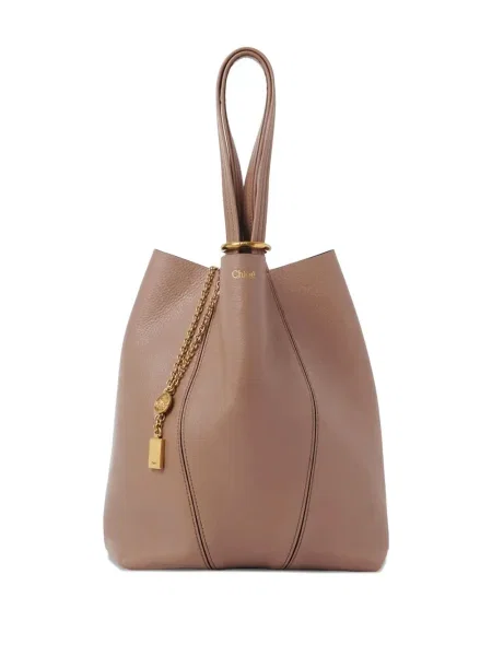 Colier Chloé din piele roz