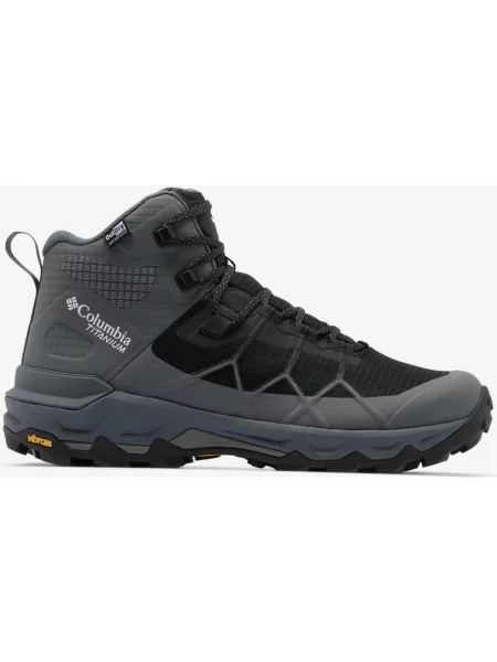 Buty trekkingowe Columbia Peakfreak Titanium OutDry Mid szary ciemny 37 czarny
