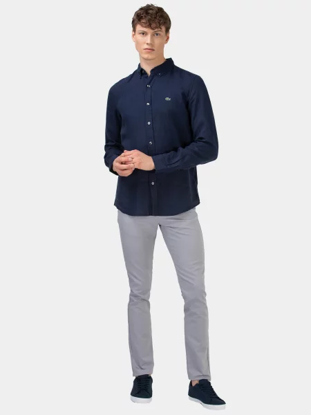 Lacoste Штани повсякденні сірий