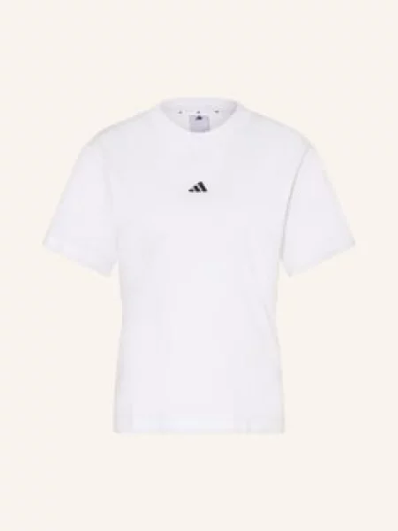 Adidas Koszulka Essentials Small Logo weiss biała