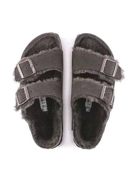 Замшевые шлепанцы Birkenstock