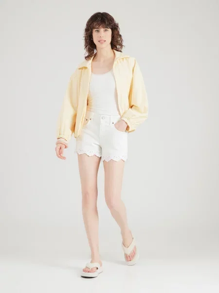Abercrombie & Fitch Jeans CLASSIC denim alb