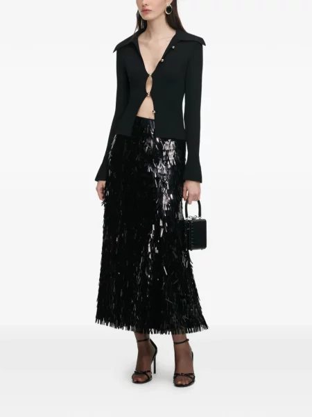 Cardigan Self-portrait negru