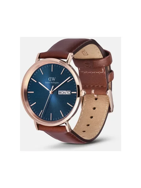 Daniel Wellington Zegarek Classic Day Display 40 Różowe złoto brązowy