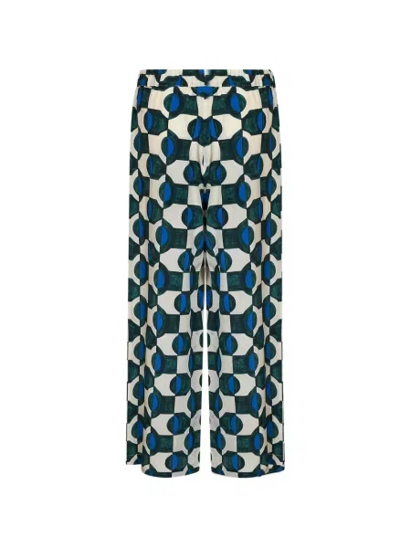 Svilene palazzo hlače Weekend Max Mara s printom
