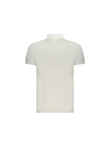 Tricou polo Calvin Klein Jeans clasic alb