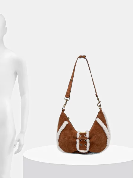 Замшева сумочка Marciano Guess коричневий