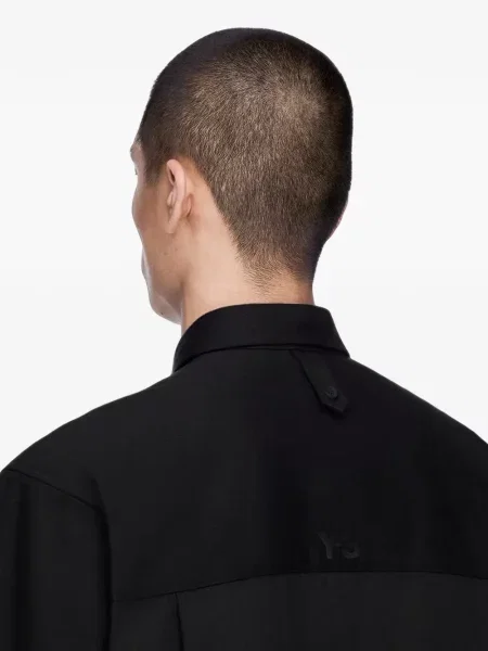 Cămașă Y-3 din țesătură twill negru