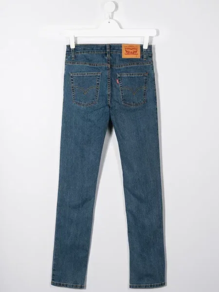 Jeansy skinny dziecięce Levi's niebieskie