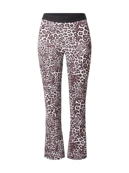 Marc Cain Leggings maro amestecat / negru alb