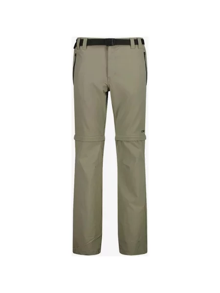 Spodnie CMP Zip Off Stretch Polyester szare 56 beżowe