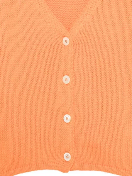 Kašmyro kardiganas Incentive! Cashmere v formos iškirpte oranžinė