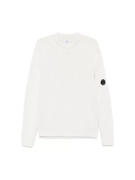 Dzianinowy sweter C.p. Company biały