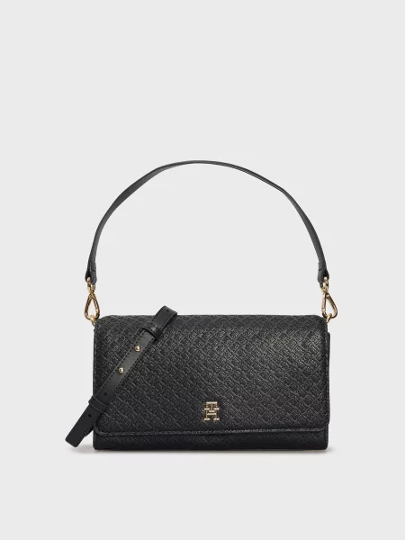 Сумочка Tommy Hilfiger з принтом синя