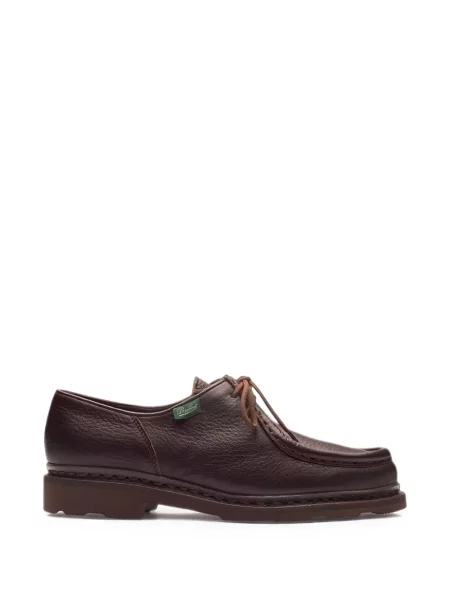 Pantofi derby Paraboot cu autograf maro