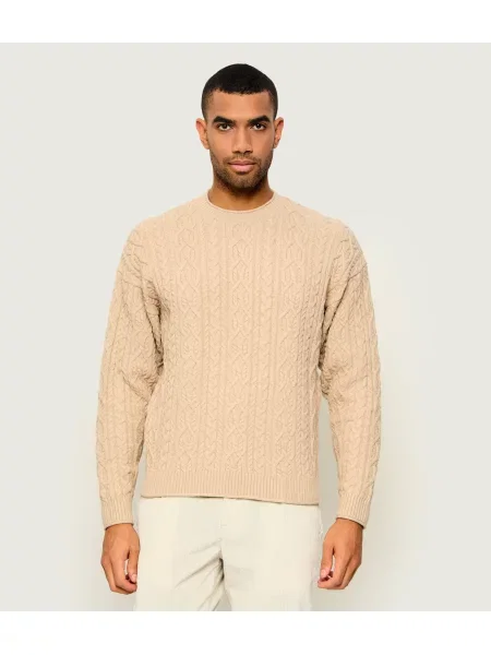 Drykorn Pulover Noreg | Relaxed fit bej