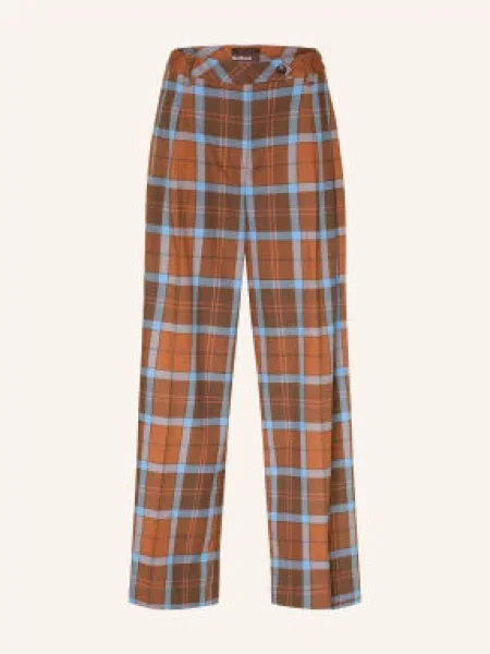 Barbour Marlene Kalhoty Allamanda hnědá / tmavě hnědá / tmavě modrá