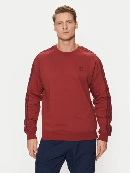 Tricou Adidas Originals cu dungi roșu