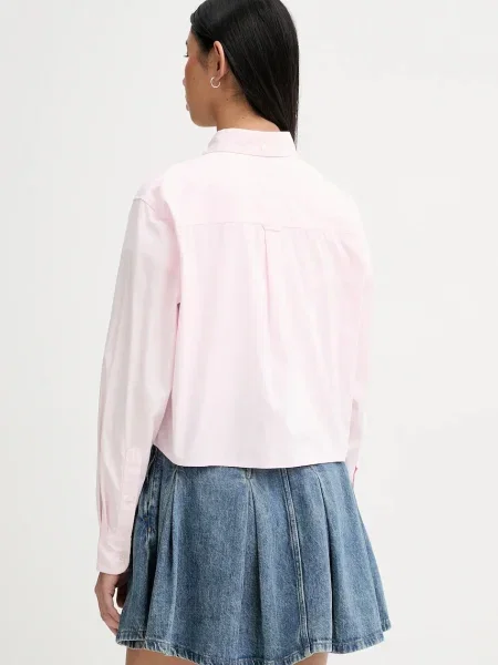 Tommy Jeans Bluză pastel roz