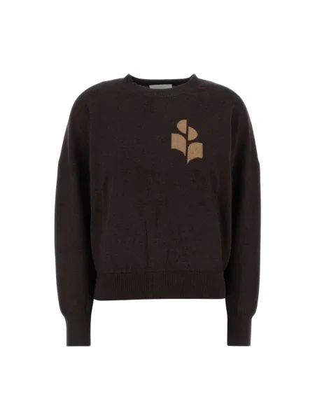 Sweter Marant Etoile brązowy