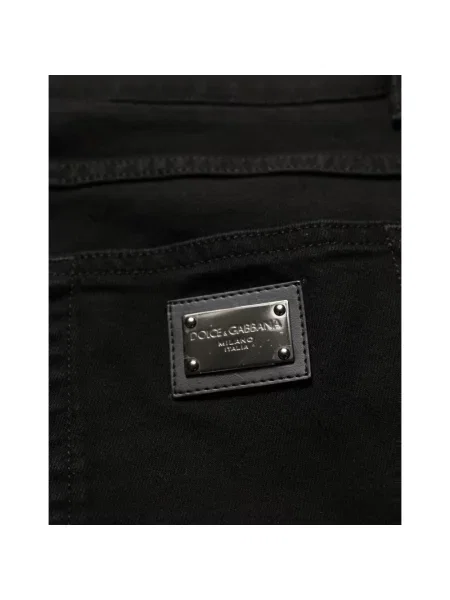 Jeansy Dolce And Gabbana czarne