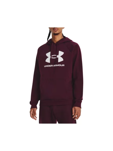 Bluza z kapturem Under Armour polarowa czerwona