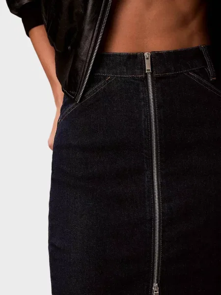 Классическая джинсовая юбка Calvin Klein Jeans синяя