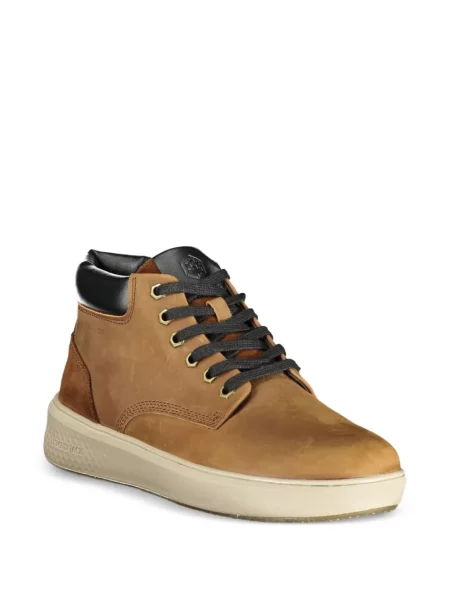 Μποτάκια αστραγάλου Timberland με κορδόνια με δαντέλα καφέ
