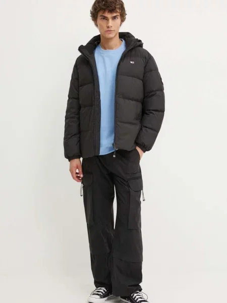 Geacă de blugi Tommy Hilfiger negru