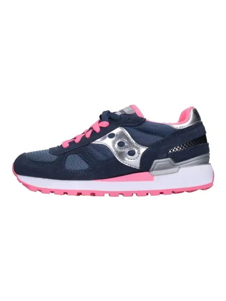Sneakersy Saucony zamszowe niebieskie