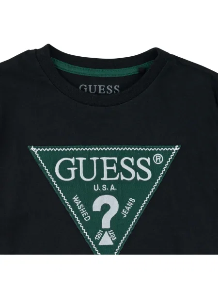 Gyerek póló Guess fekete