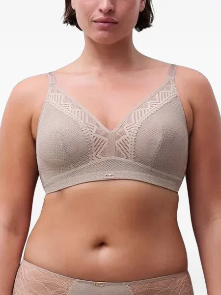 Sutien Chantelle cu imprimeu geometric din dantelă