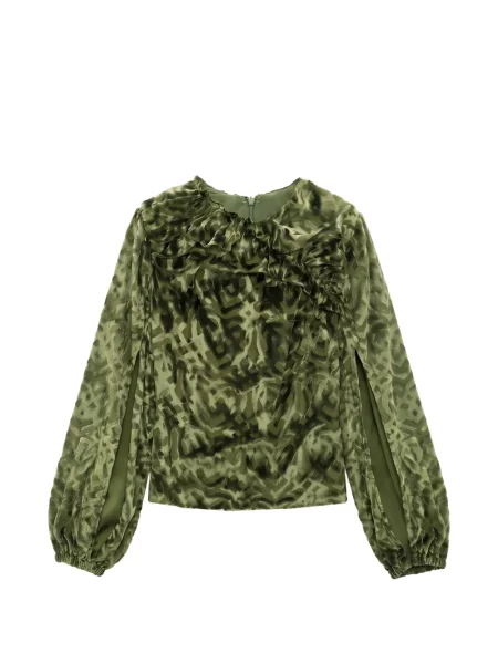 Top La Doublej verde