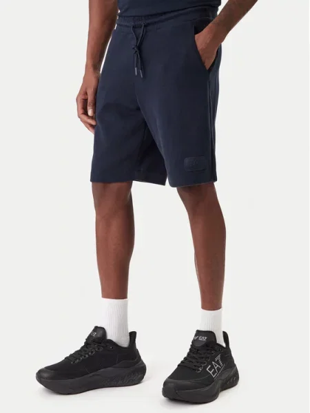 Emporio Armani Sportiniai šortai Tamsiai mėlyna