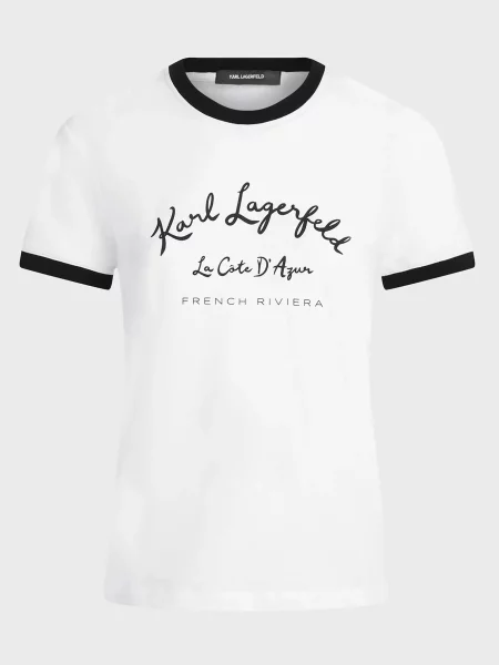 Футболка Karl Lagerfeld біла